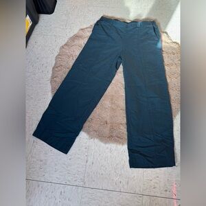 Dark Teal Purejill Wide-Leg Pants